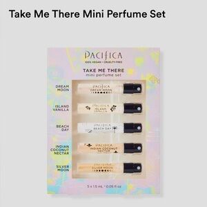 Pacifica Take Me There Mini Perfume Set NEW travel trial summer tropical beach